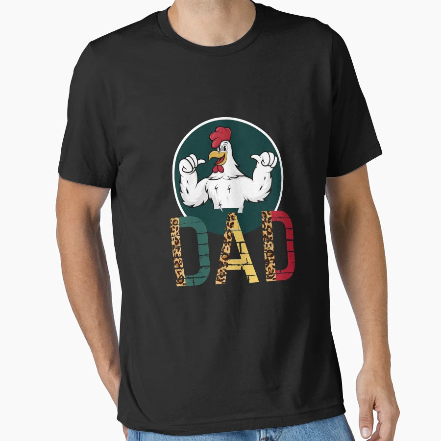 Chicken Dad Funny Sarcastic Co T-Shirt - Novelty Apparel Unisex - T-Shirt, Sweatshirt, Hoodie