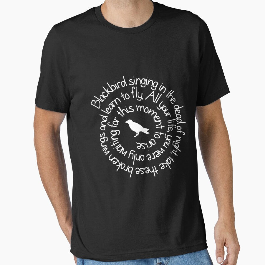 Blackbird Singing In The Dead Of Night Beatles by - Adult & Kids T-Shirts, Sweatshirts & Hoodies apparel design preview 1