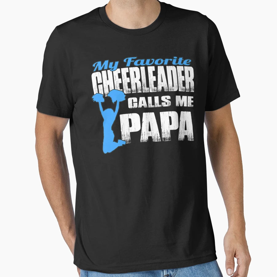 Mens My Favorite Cheerleader Calls Me T-Shirt - Aesthetic Graphic Unisex - T-Shirt, Sweatshirt, Hoodie