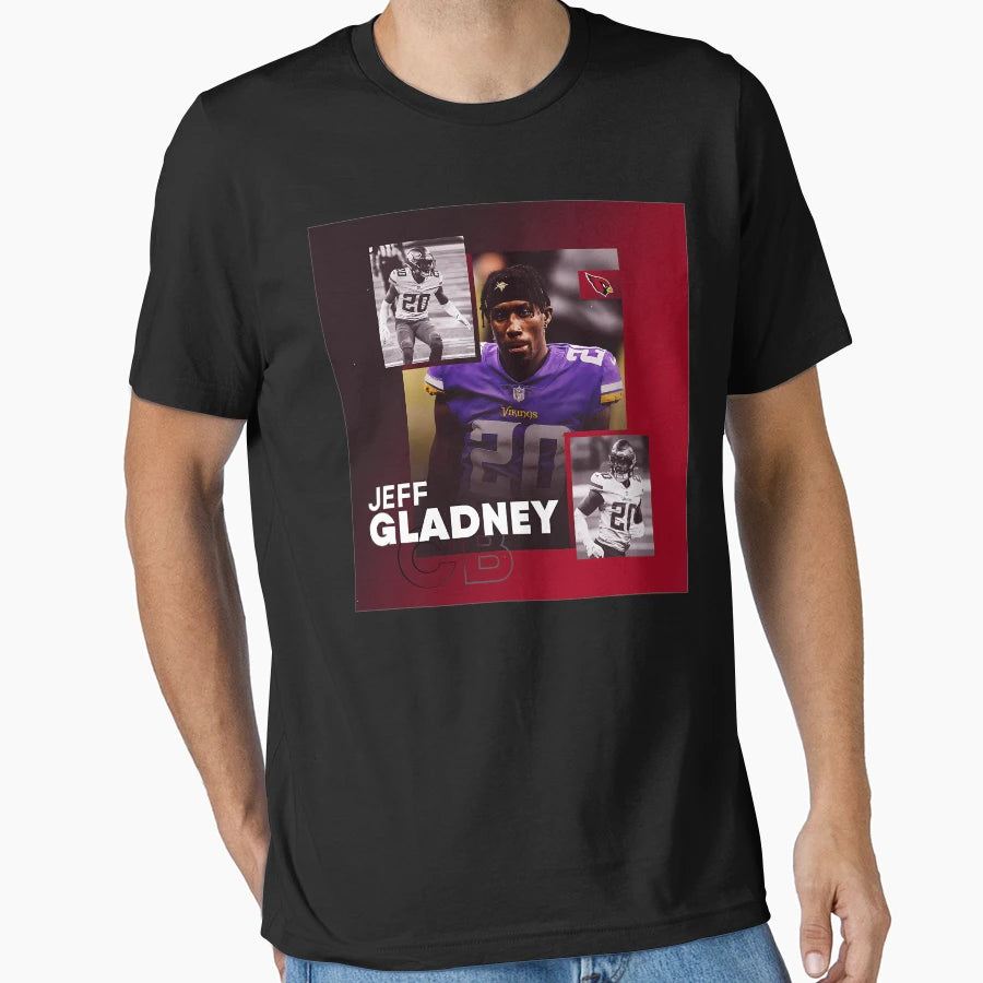 Jeff Gladney 1 T-Shirt - Casual Everyday Wear for Adults - T-Shirt, Sweatshirt, Hoodie