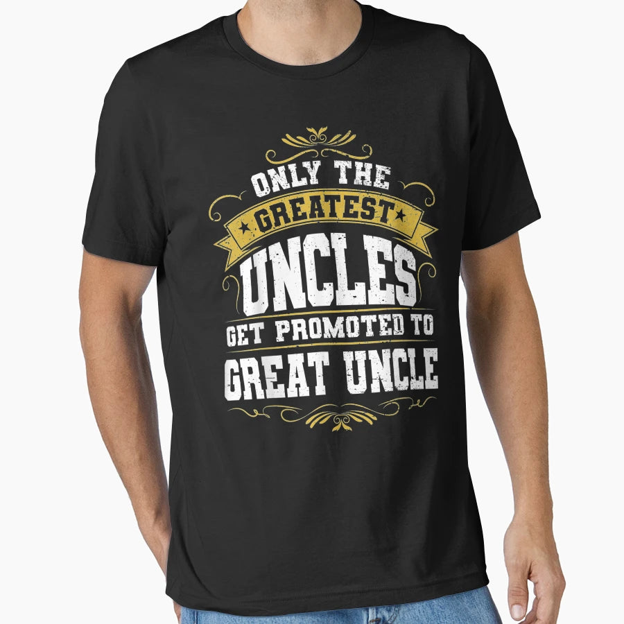Gift First Time Great Uncle Uncles T-Shirt - Aesthetic Graphic Unisex - T-Shirt, Sweatshirt, Hoodie