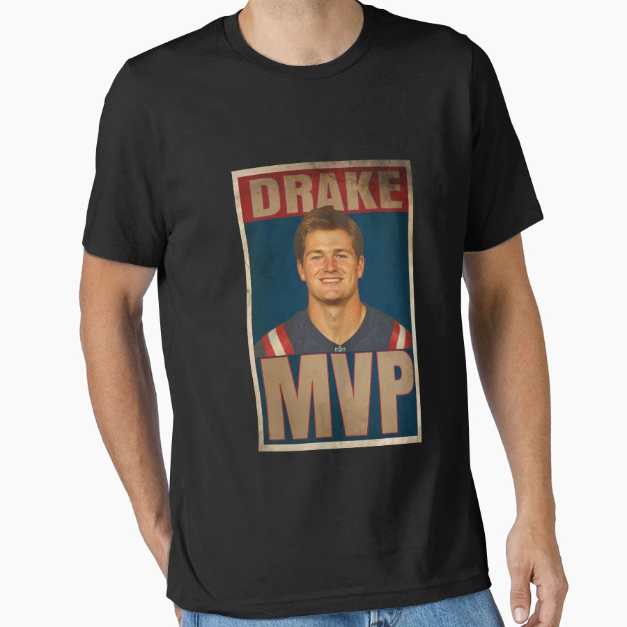 Drake Maye Mvp T-Shirt - Casual Everyday Wear for Adults - T-Shirt, Sweatshirt, Hoodie
