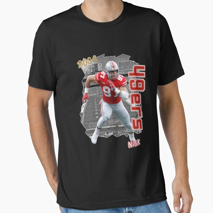 Touchdown Player Defensive End T-Shirt - Custom Art Print for Adults - T-Shirt, Sweatshirt, Hoodie