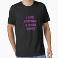 Football Video Games T-Shirt - Unique Graphic Unisex - T-Shirt, Sweatshirt, Hoodie