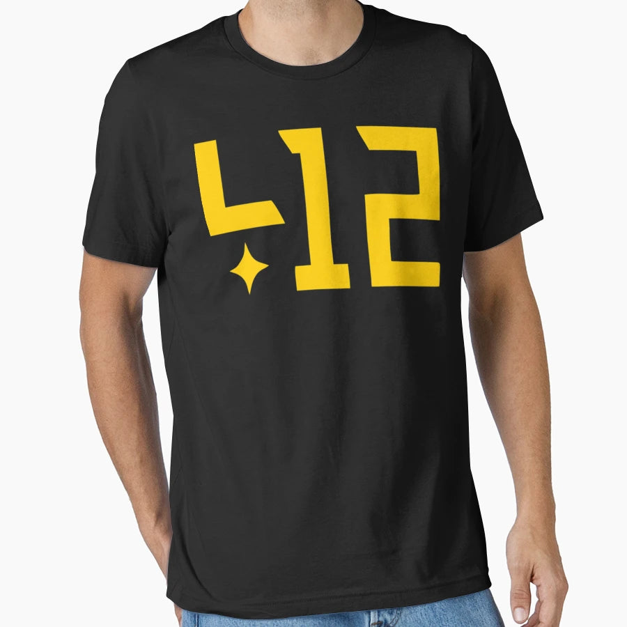 Best Selling 412 Pittsburgh T-Shirt - Unique Graphic Men Women - T-Shirt, Sweatshirt, Hoodie