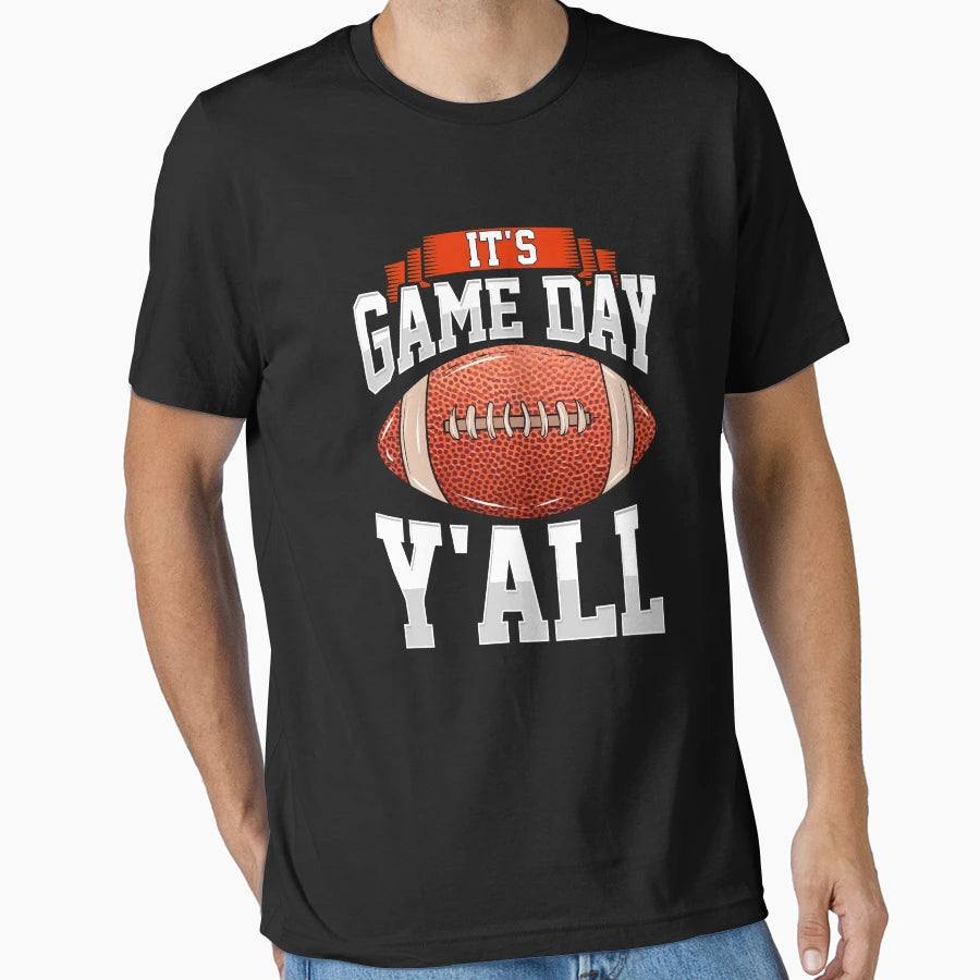 Awesome Its Gameday Yall Football T-Shirt - Unique Graphic for Adults - T-Shirt, Sweatshirt, Hoodie