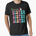 Soccer Sister Polka Dot T-Shirt - Unique Graphic Unisex - T-Shirt, Sweatshirt, Hoodie