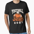 Football Senior 2027 Graduating Class T-Shirt - Minimalist Print Men Women - T-Shirt, Sweatshirt, Hoodie