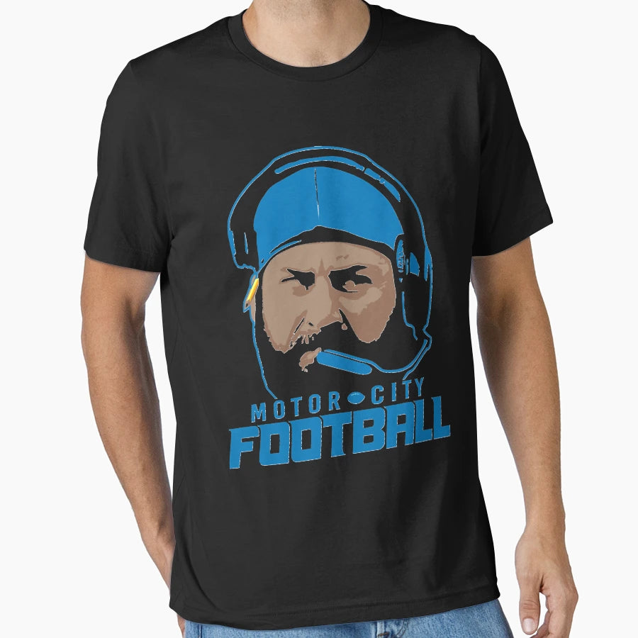 Motor City Football T-Shirt - Custom Art Print for Adults - T-Shirt, Sweatshirt, Hoodie