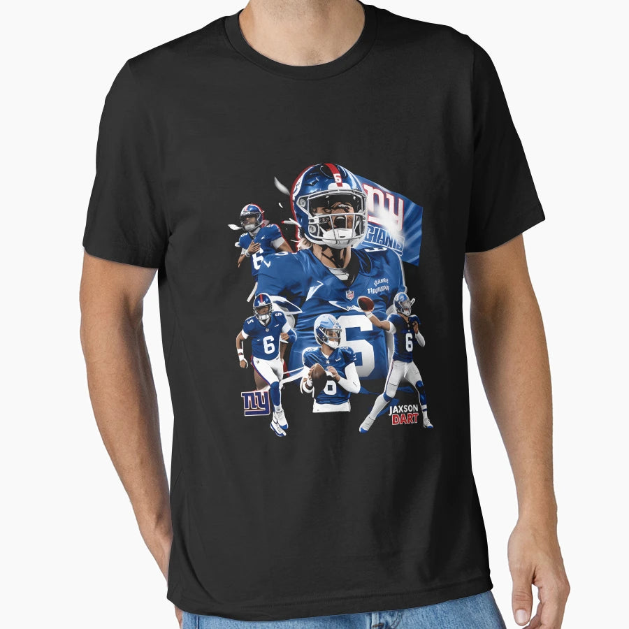 Jaxson Dart New York Giants T-Shirt - Novelty Apparel Unisex - T-Shirt, Sweatshirt, Hoodie