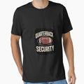 Quarterback Security American T-Shirt - Custom Art Print Men Women - T-Shirt, Sweatshirt, Hoodie