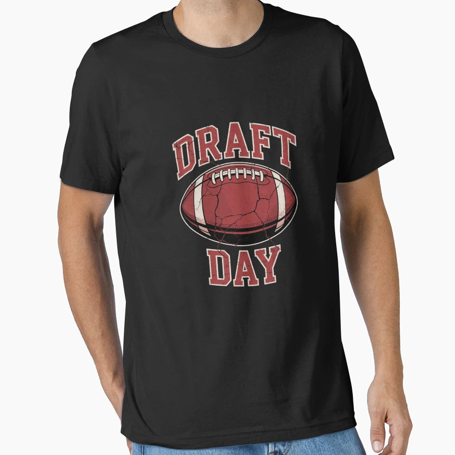 Draft Day Fantasy Football Party T-Shirt - Aesthetic Graphic for Adults - T-Shirt, Sweatshirt, Hoodie