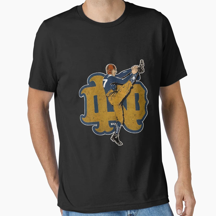Football Player Kicking T-Shirt - Fun Novelty Design Men Women - T-Shirt, Sweatshirt, Hoodie