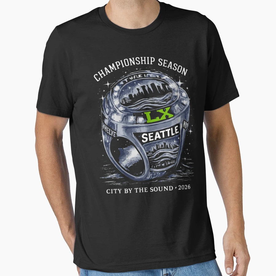 Seattle Seahawks Super Bowl 2026 T-Shirt - Fun Novelty Design Unisex - T-Shirt, Sweatshirt, Hoodie