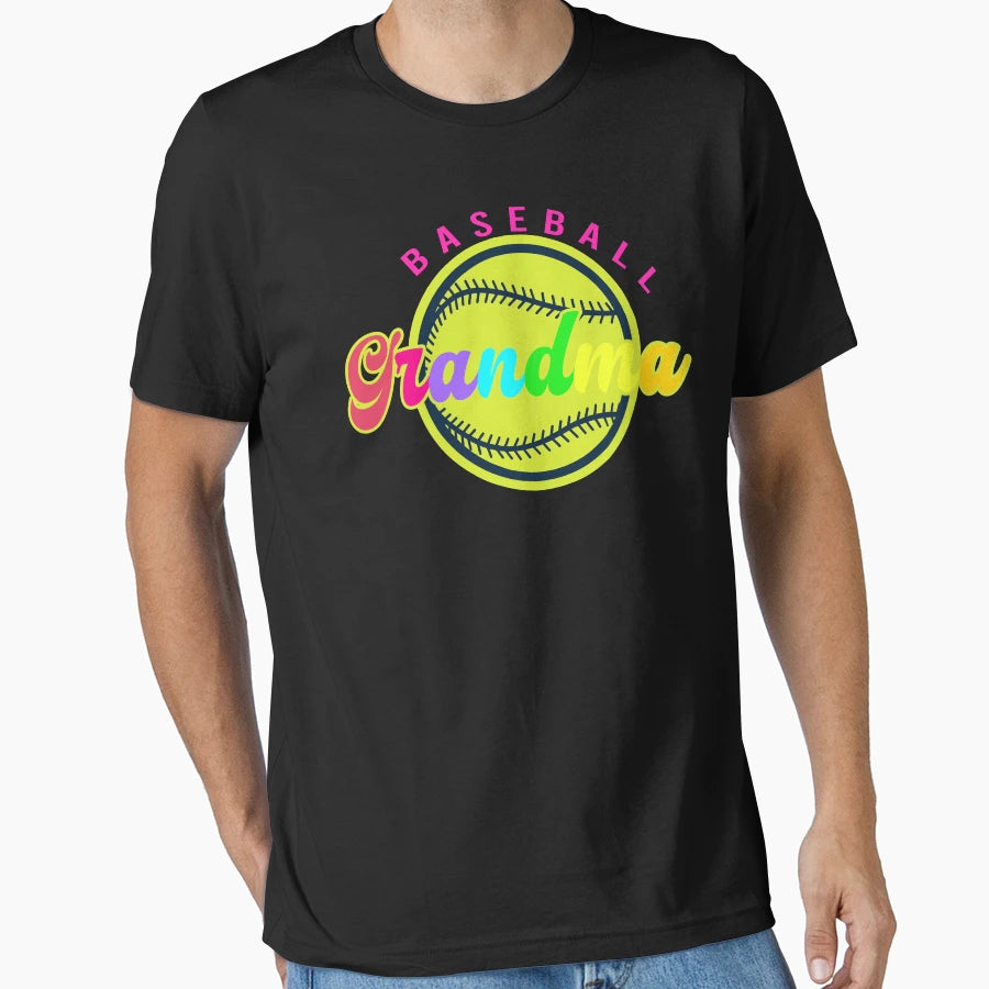 Baseball Grandma Neon Softball T-Shirt - Casual Everyday Wear Unisex - T-Shirt, Sweatshirt, Hoodie