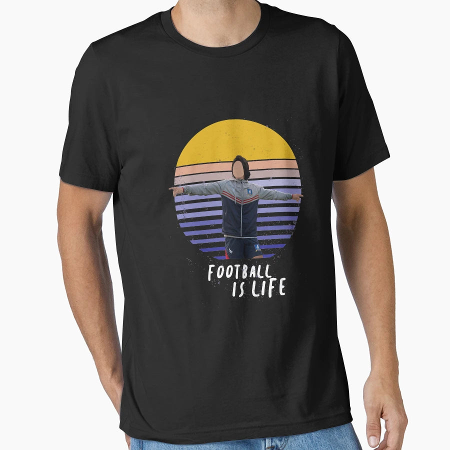 Football Is Life Sunset T-Shirt - Custom Art Print for Adults - T-Shirt, Sweatshirt, Hoodie