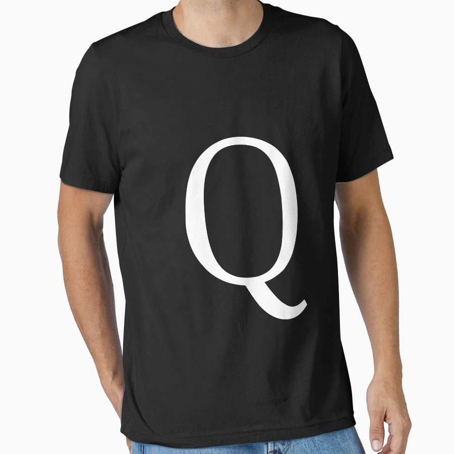 Letter Q T-Shirt - Unique Graphic Men Women - T-Shirt, Sweatshirt, Hoodie