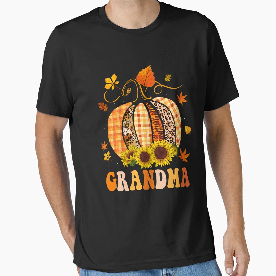 Grandma Pumpkin T-Shirt - Fun Novelty Design Unisex - T-Shirt, Sweatshirt, Hoodie
