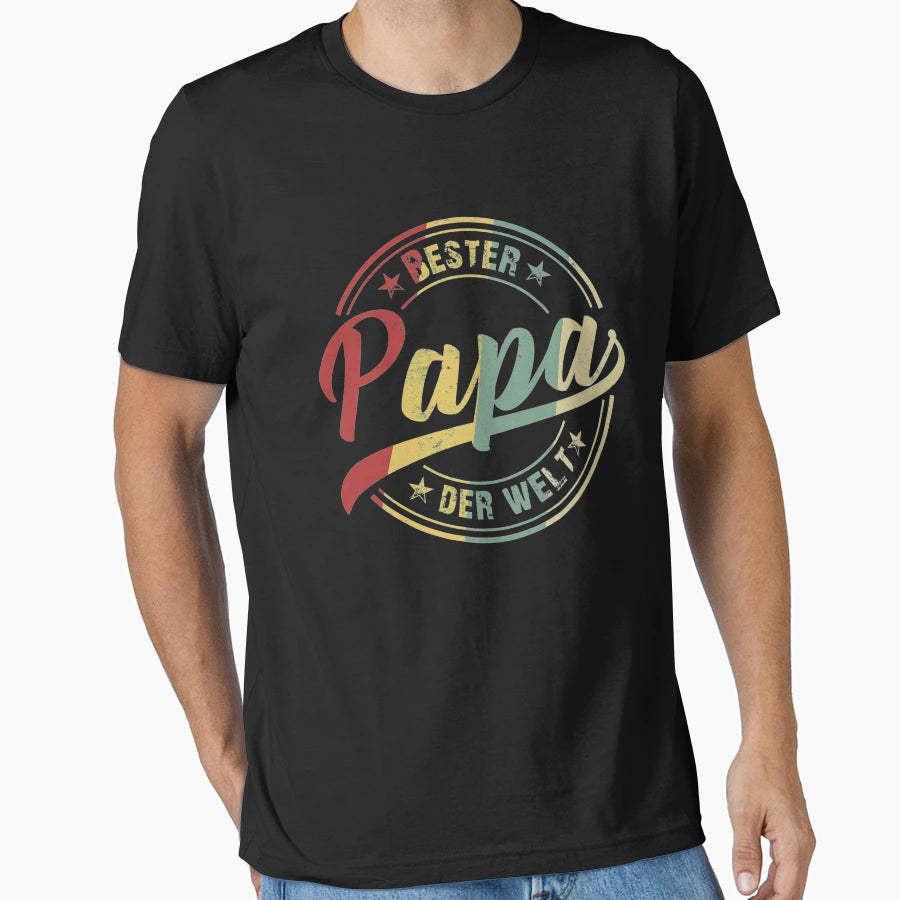 Bester Papa Der Welt Vatertagsgeschenk T-Shirt - Graphic Print Men Women - T-Shirt, Sweatshirt, Hoodie