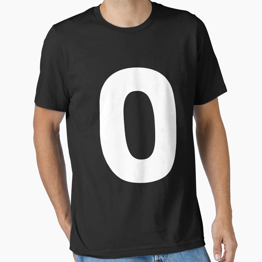 Uppercase Letter O T-Shirt - Aesthetic Graphic for Adults - T-Shirt, Sweatshirt, Hoodie