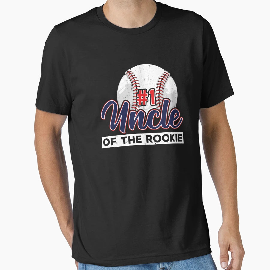 Uncle Rookie Rookie Year Baseball T-Shirt - Aesthetic Graphic Men Women - T-Shirt, Sweatshirt, Hoodie