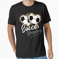 Leopard Heart Soccer Grandma T-Shirt - Aesthetic Graphic Men Women - T-Shirt, Sweatshirt, Hoodie