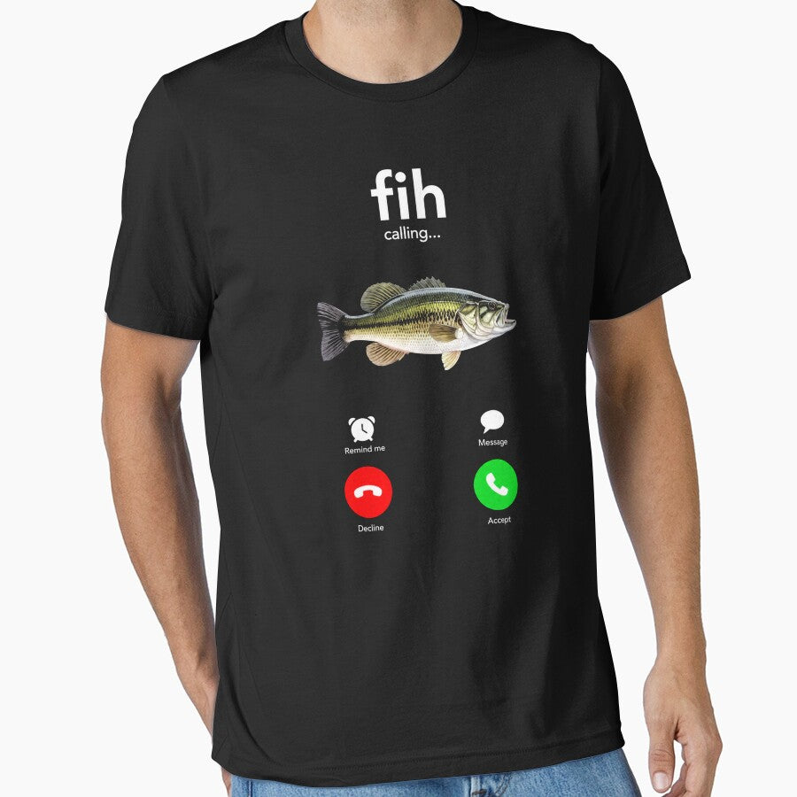Fih Calling Misspelled Fish Meme Humor by Starry - Adult & Kids T-Shirts, Sweatshirts & Hoodies apparel design preview 1