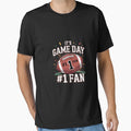Football Game Day No 1 Fan Football Game T-Shirt - Minimalist Print Unisex - T-Shirt, Sweatshirt, Hoodie