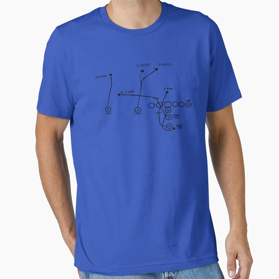 Offensive Football Play T-Shirt - Fun Novelty Design Unisex - T-Shirt, Sweatshirt, Hoodie