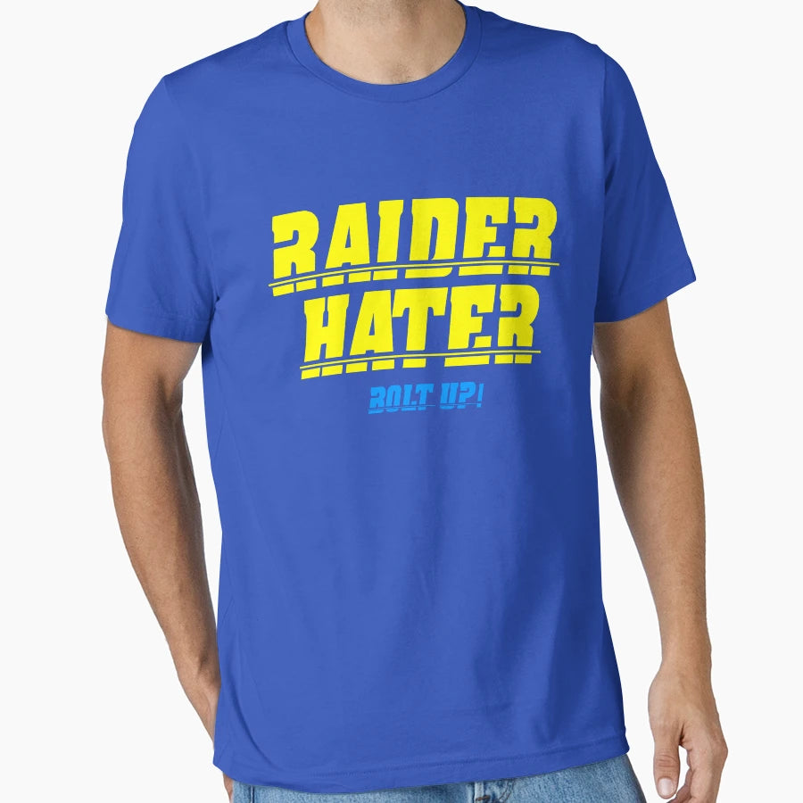 Raider Hater Bolt Up T-Shirt - Aesthetic Graphic Men Women - T-Shirt, Sweatshirt, Hoodie