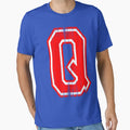 Big Red Letter Q T-Shirt - Custom Art Print Unisex - T-Shirt, Sweatshirt, Hoodie