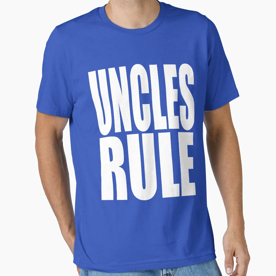 Uncles Rule Uncle Funny T Shirts Funny T-Shirt - Unique Graphic for Adults - T-Shirt, Sweatshirt, Hoodie