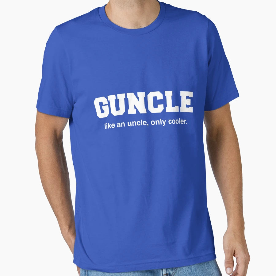 Guncle Like Uncle Only Cooler T Shirts Hoodie - Trendy Graphic Unisex - T-Shirt, Sweatshirt, Hoodie