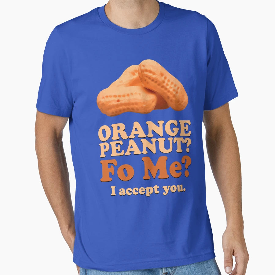 Orange Peanut I Accept You T-Shirt - Unique Graphic for Adults - T-Shirt, Sweatshirt, Hoodie