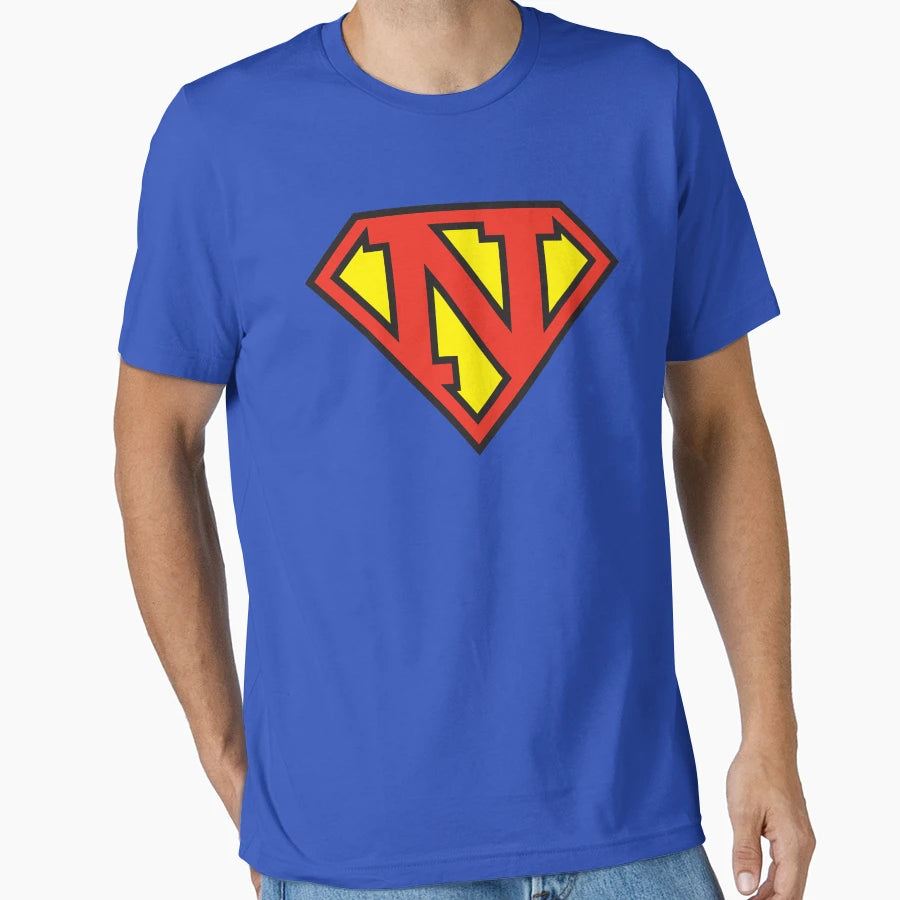 Super Initials N T-Shirt - Novelty Apparel Men Women - T-Shirt, Sweatshirt, Hoodie