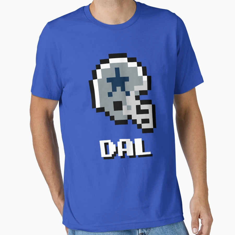 Dallas Tecmo Super Bowl Football T-Shirt - Minimalist Print for Adults - T-Shirt, Sweatshirt, Hoodie