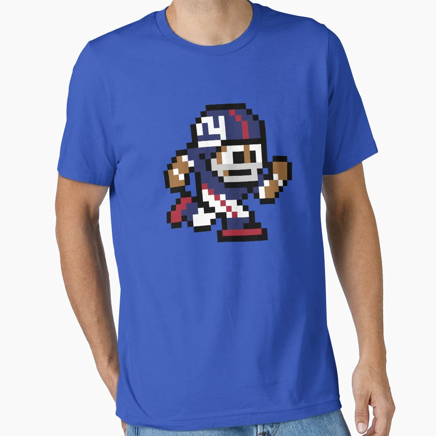 New York Giants Tecmo Super Bowl T-Shirt - Fun Novelty Design for Adults - T-Shirt, Sweatshirt, Hoodie