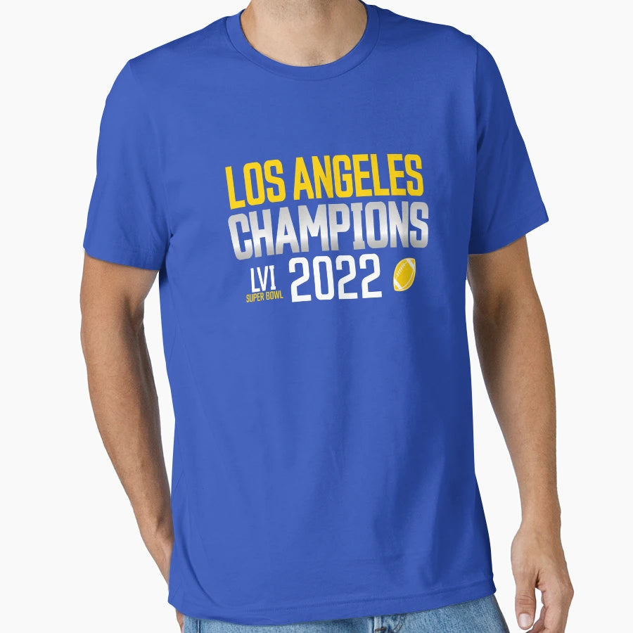 Los Angeles Rams Super Bowl Championship T-Shirt - Graphic Print Men Women - T-Shirt, Sweatshirt, Hoodie