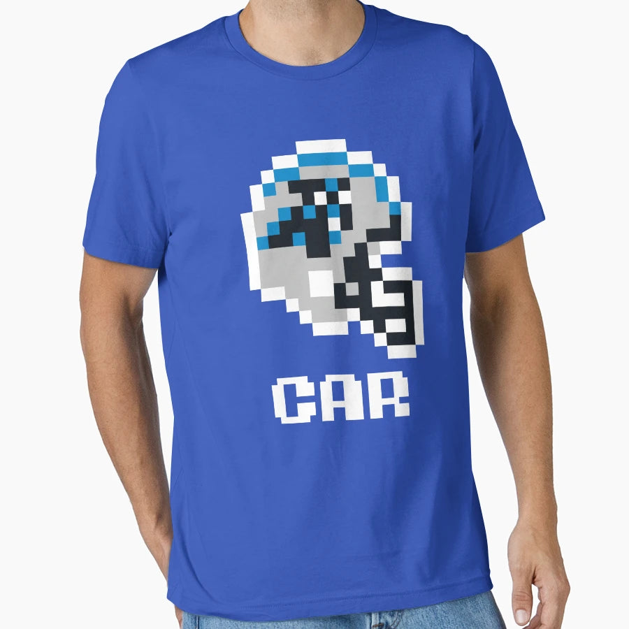 Carolina Tecmo Super Bowl Football T-Shirt - Fun Novelty Design for Adults - T-Shirt, Sweatshirt, Hoodie