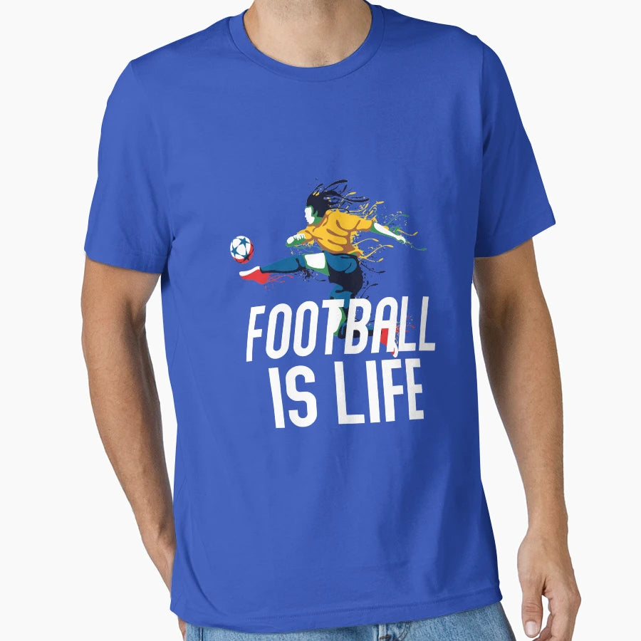 Football Is Life T-Shirt - Aesthetic Graphic Unisex - T-Shirt, Sweatshirt, Hoodie