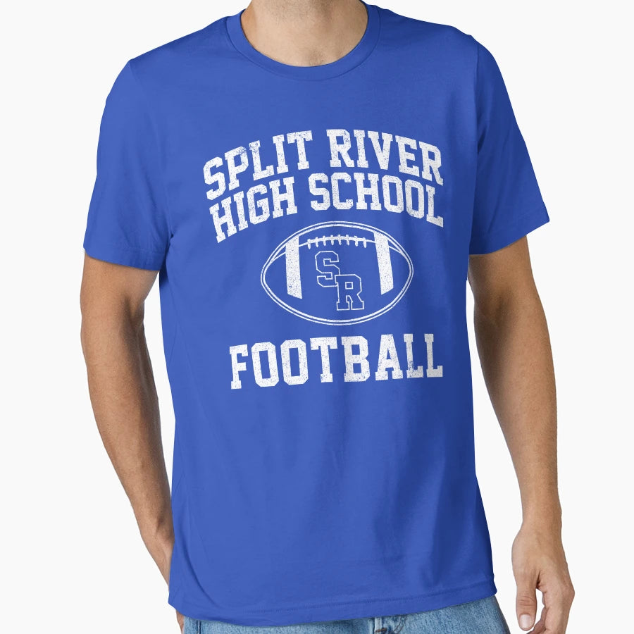 Split River High School Football T-Shirt - Streetwear Style for Adults - T-Shirt, Sweatshirt, Hoodie