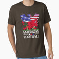 Funny Dinosaur Love American Football T-Shirt - Streetwear Style for Adults - T-Shirt, Sweatshirt, Hoodie