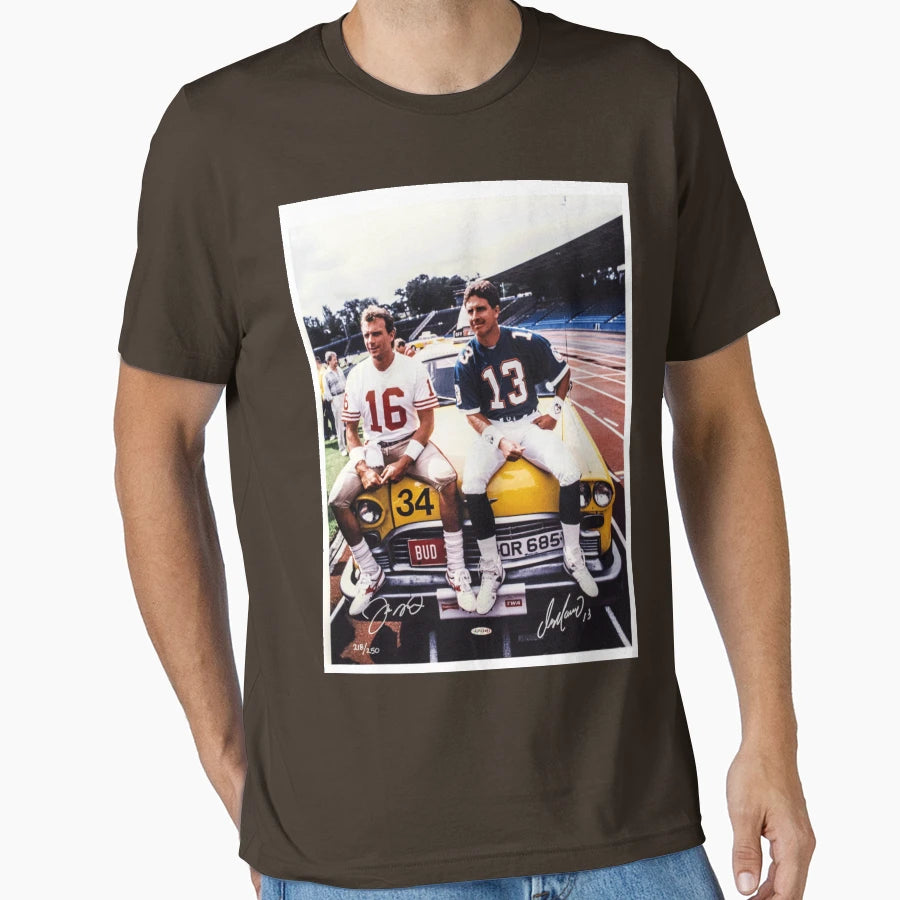 Dan Marino Joe Montana T-Shirt - Graphic Print Men Women - T-Shirt, Sweatshirt, Hoodie