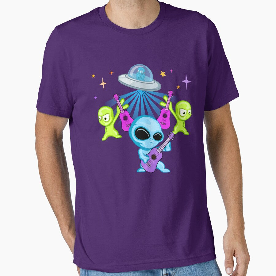 Ukulaliens Ukulele Club Original Logo by - Adult & Kids T-Shirts, Sweatshirts & Hoodies apparel design preview 1