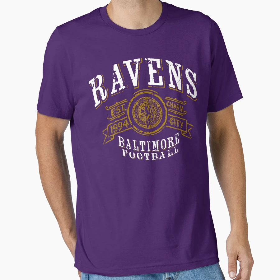 Ravens Football T-Shirt - Fun Novelty Design Unisex - T-Shirt, Sweatshirt, Hoodie