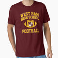 West Ham High School Football T-Shirt - Graphic Print Men Women - T-Shirt, Sweatshirt, Hoodie
