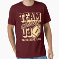 Team Jesus Football T-Shirt - Streetwear Style for Adults - T-Shirt, Sweatshirt, Hoodie