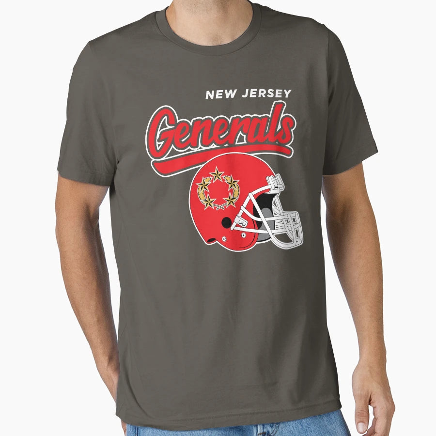New Jersey Generals T-Shirt - Aesthetic Graphic for Adults - T-Shirt, Sweatshirt, Hoodie