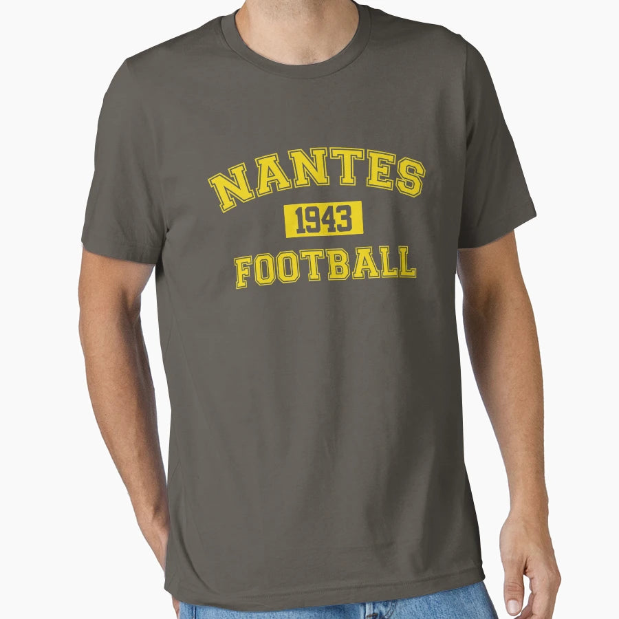 Nantes Football Athletic College 1 Color T-Shirt - Graphic Print Unisex - T-Shirt, Sweatshirt, Hoodie