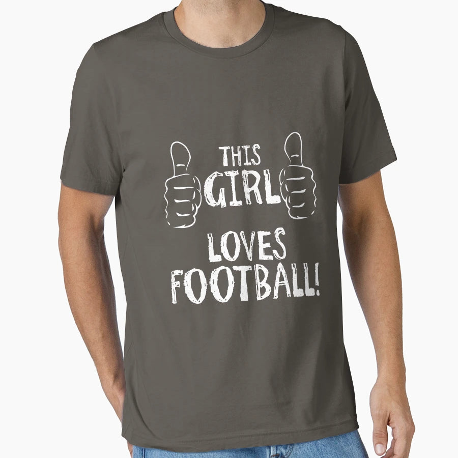 This Loves Football T-Shirt - Casual Everyday Wear Men Women - T-Shirt, Sweatshirt, Hoodie